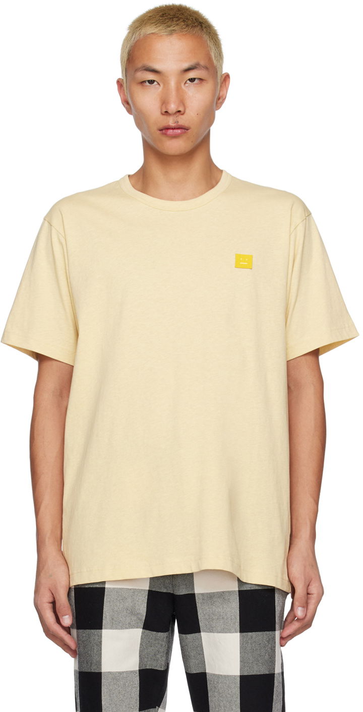 Tričko Acne Studios Patch T-Shirt Žltá | 25E173-, 0