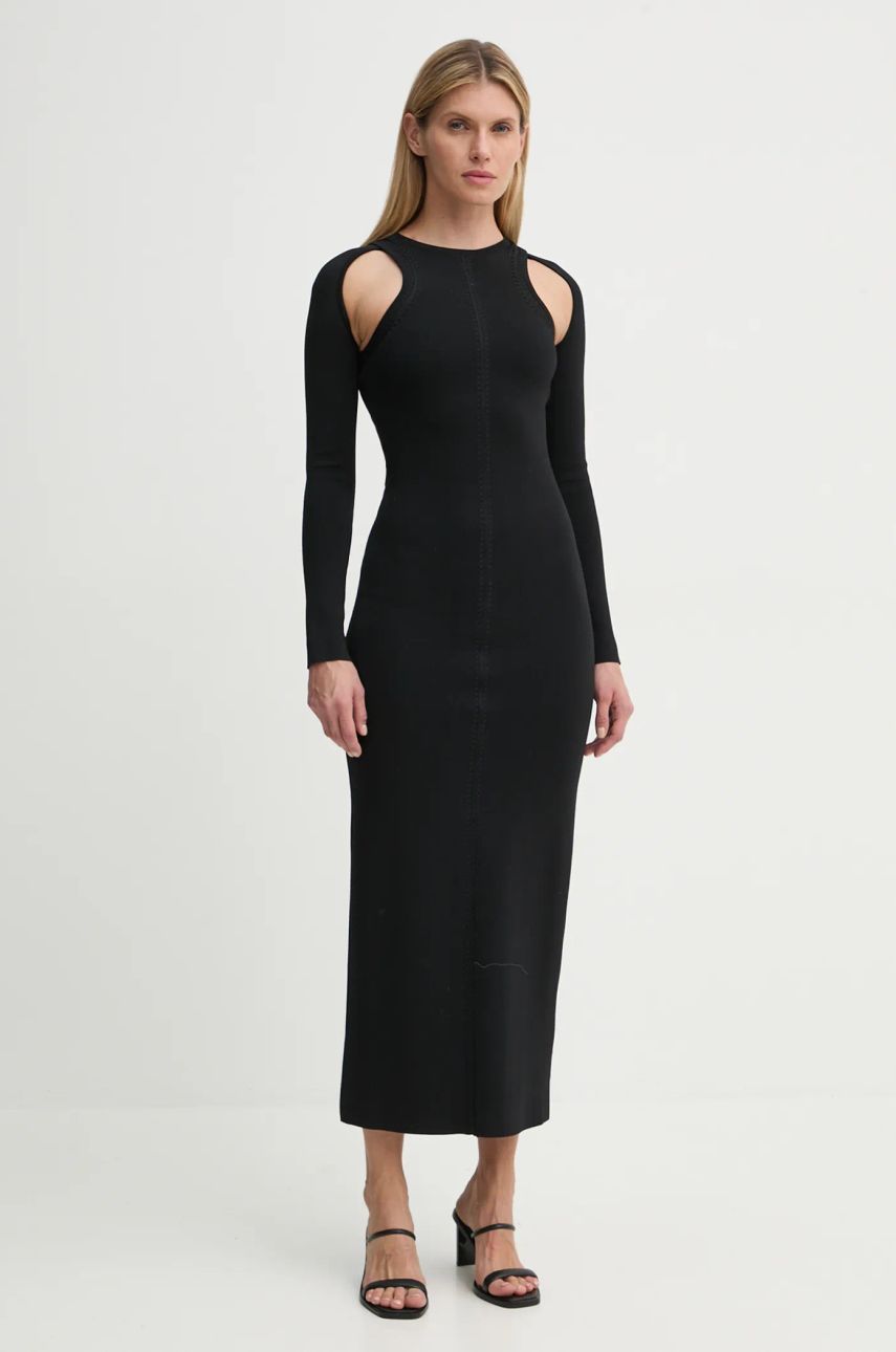 Šaty Nanushka ANITTA Maxi Dress Čierna | NW24FWDR43099, 0