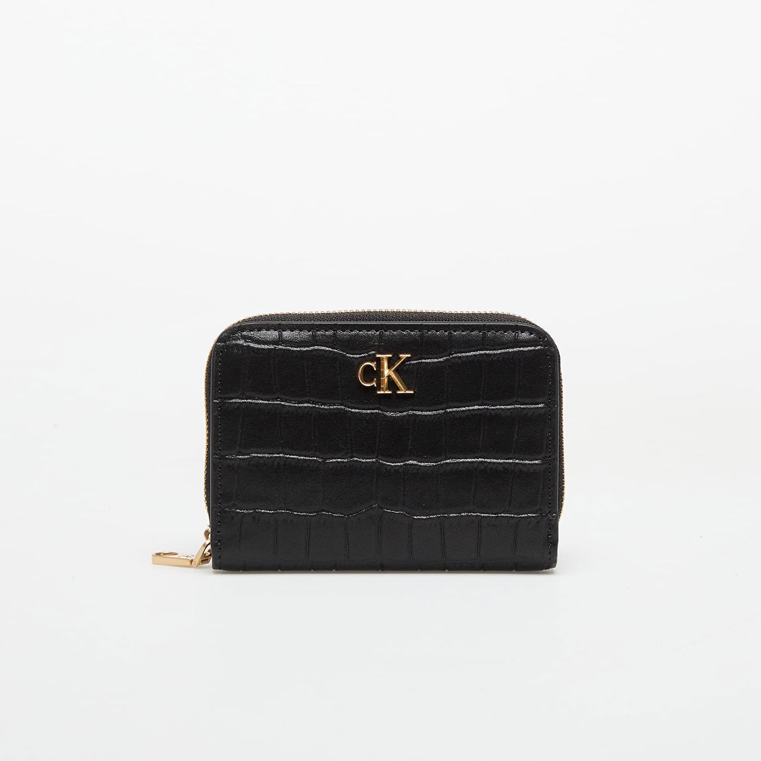Peňaženka CALVIN KLEIN Calvin Klein Croc Medium Flap Wallet Čierna | LV04F1095G UB1, 0