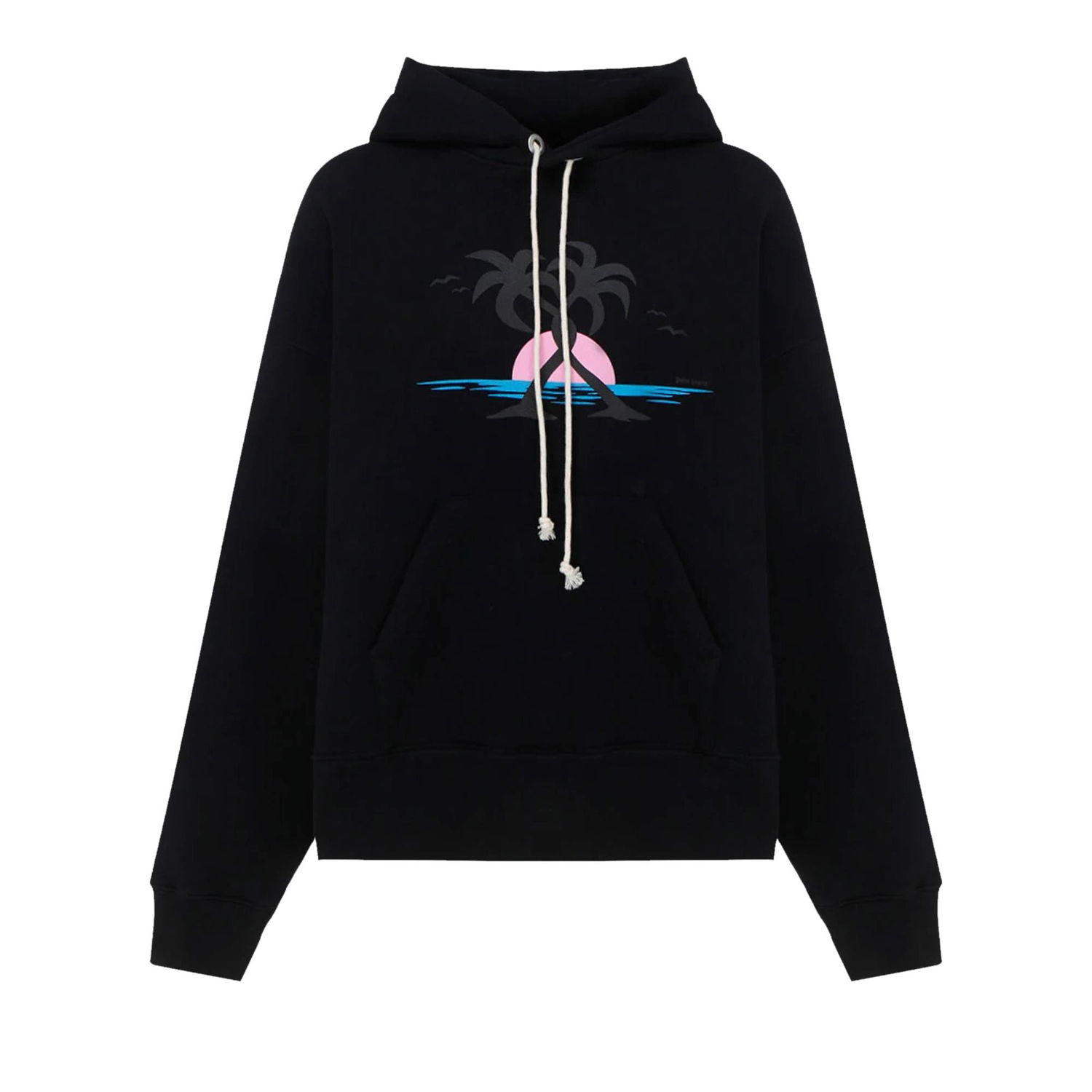 Mikina Palm Angels Hugging Palms Hoodie Čierna | PMBB058S22FLE0201020, 1