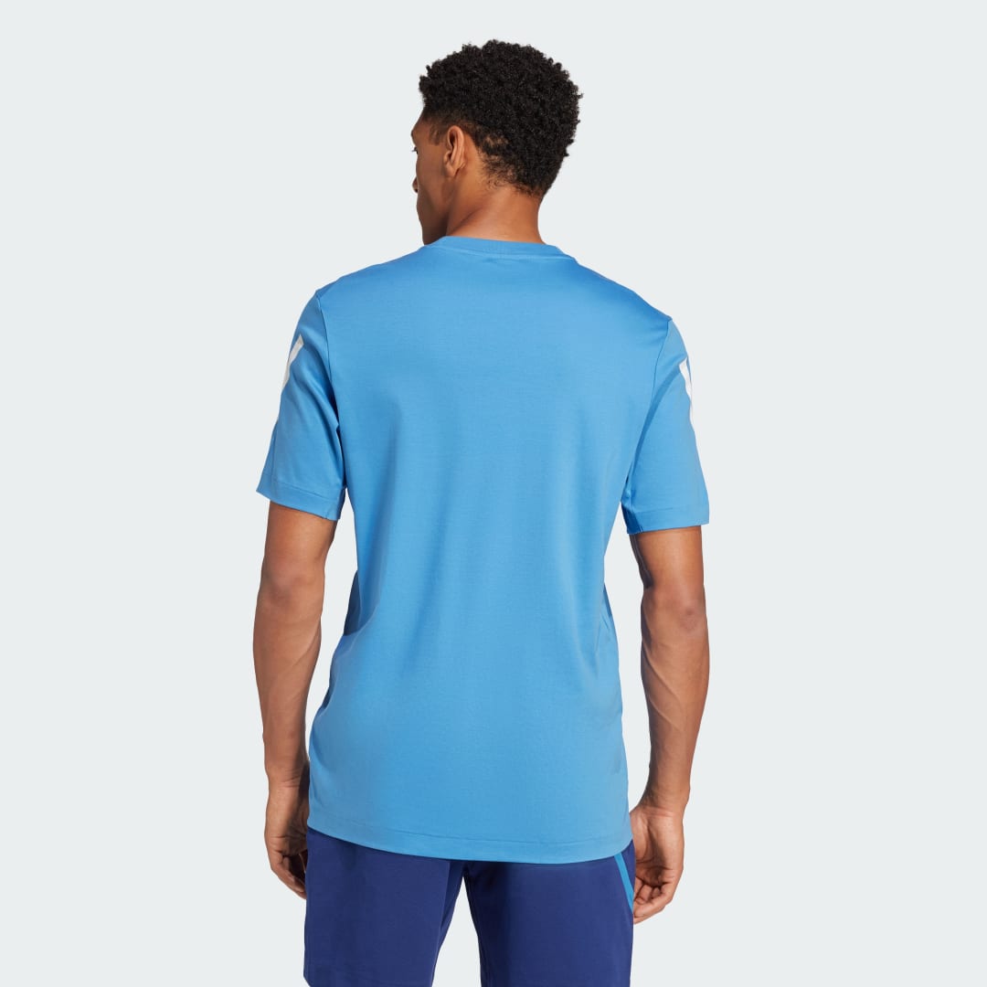 Tričko adidas Performance France Travel T-Shirt Modrá | JC7094, 1