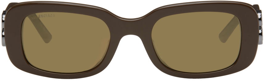 Slnečné okuliare Balenciaga Rectangular Sunglasses Hnedá | BB0310SK-004, 0