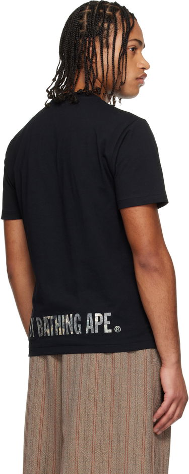 Tričko BAPE Tree Edge Camo Ape Face T-shirt Čierna | 001TEL801032M, 2