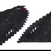 Shibori Print Trucker Jacket