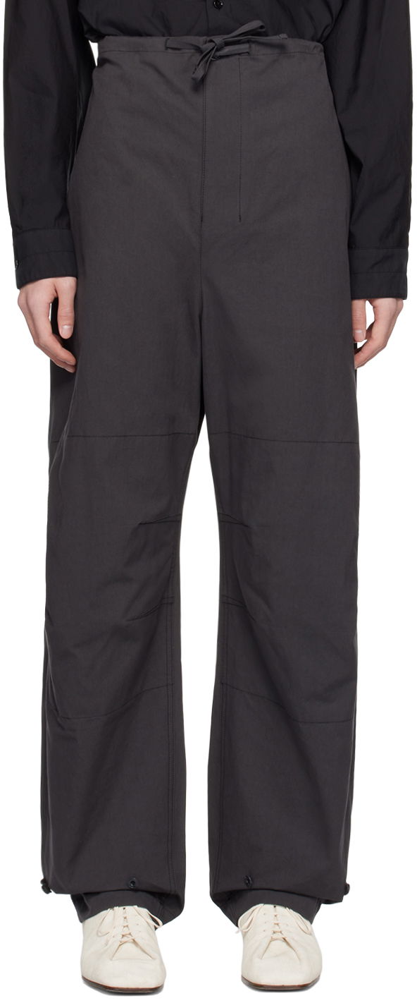Nohavice LEMAIRE LEMAIRE Maxi Trousers Čierna | PA1087 LF1220, 0