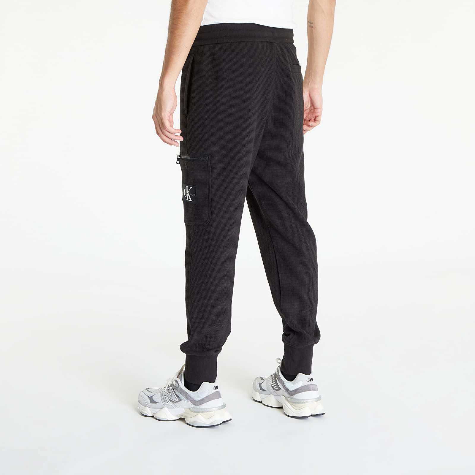 Jeans Badge Waffle Hwk Pants Black