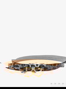 Dolce & Gabbana Leopard Print Leather Belt