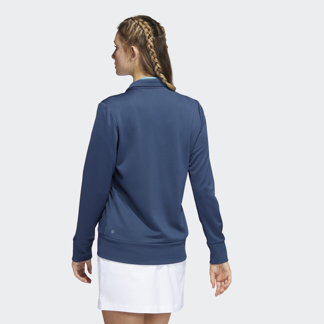 Bunda adidas Originals Textured Full-Zip Jacket Navy | HA3394, 1
