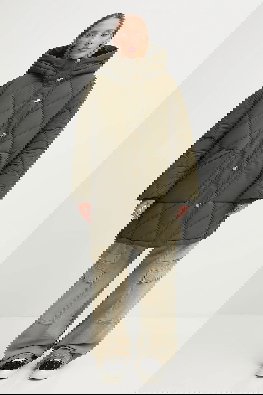 Prešívaná bunda Barbour Barbour Kailyn Puffer Hooded Jacket Zelené | LQU1843OL51, 0