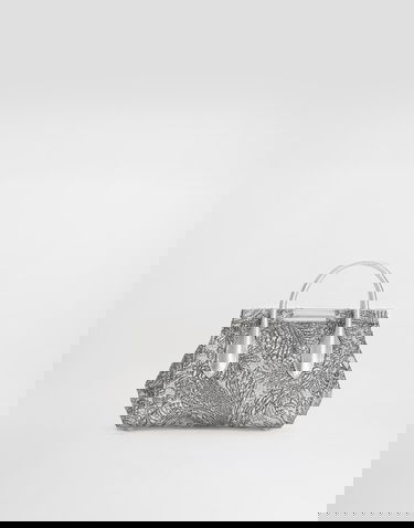 Kabelka Dolce & Gabbana Marlene Day Mini Handbag with Embroidery and Crystals Metalická | BB7744AR8458D708, 3