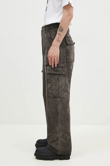 Cargo nohavice Rick Owens Cargo Trousers Šedá | DU02D2354.MO, 1