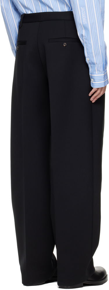 Nohavice Jacquemus 'The Citta' Pleated Tailored Trousers Čierna | 25HPAM00536AW00695, 2