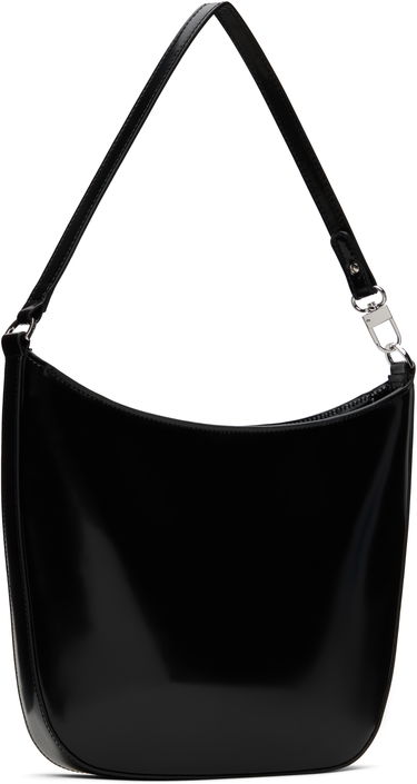 Taška cez rameno BY FAR Patent Leather Shoulder Bag Čierna | MWBSB053CL017BK001PL, 2