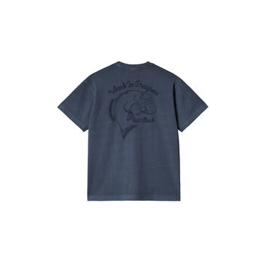 Tričko Carhartt WIP Carhartt WIP Bait Shack Garment Dyed T-Shirt Modrá | I034660_7, 3