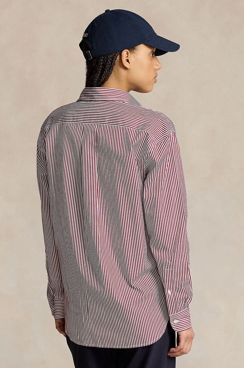 Košeľa Polo by Ralph Lauren Relaxed Fit Striped Shirt Červená | 211910743, 1