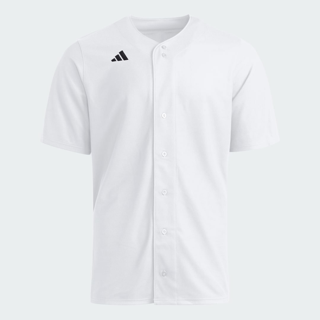 Dres adidas Performance Impact Button-Up Baseball Jersey Biela | JI8274, 0