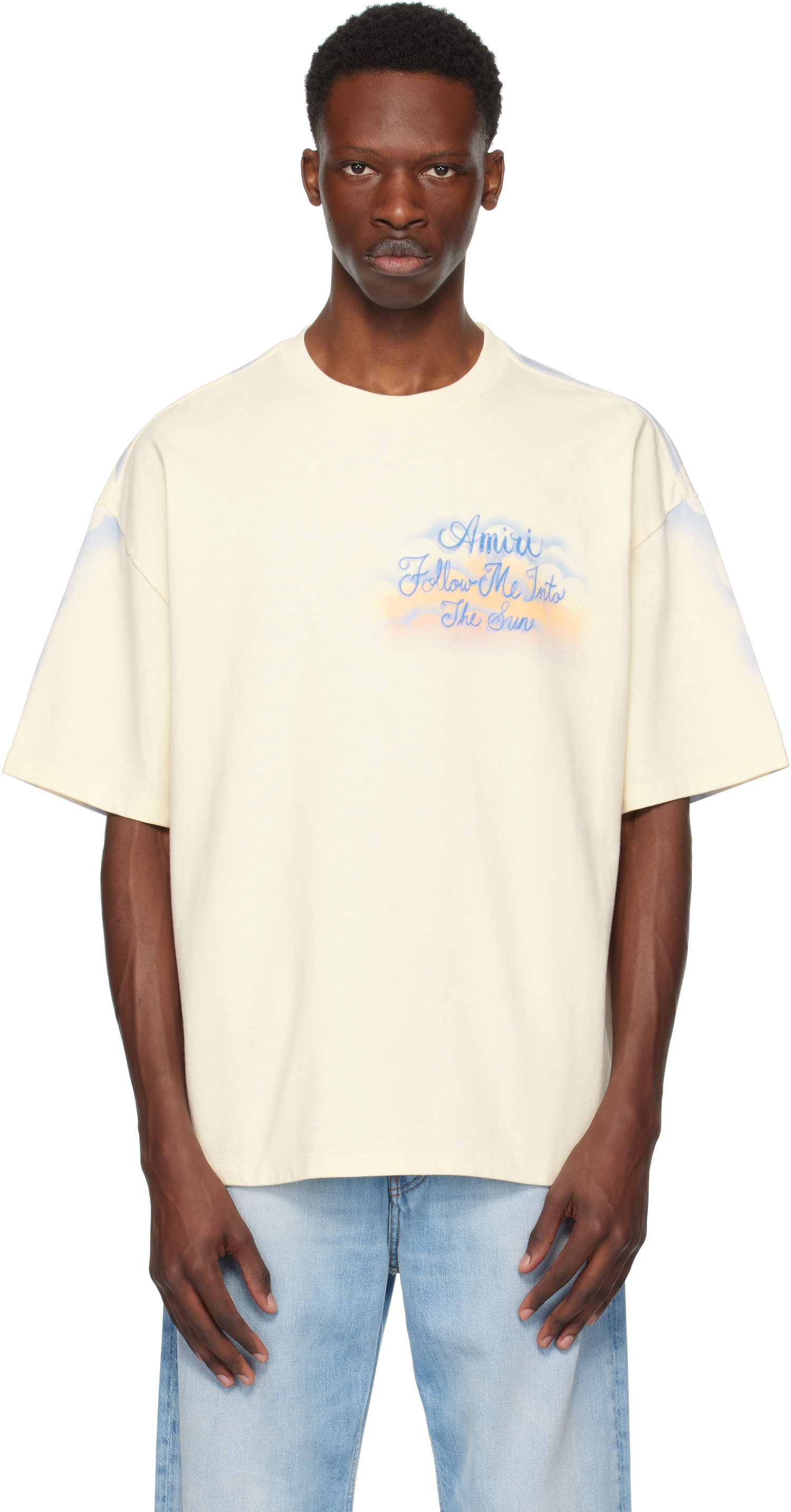 Tričko AMIRI AMIRI 'Follow Me Into The Sun' T-Shirt Žltá | AMJYTE1208, 0