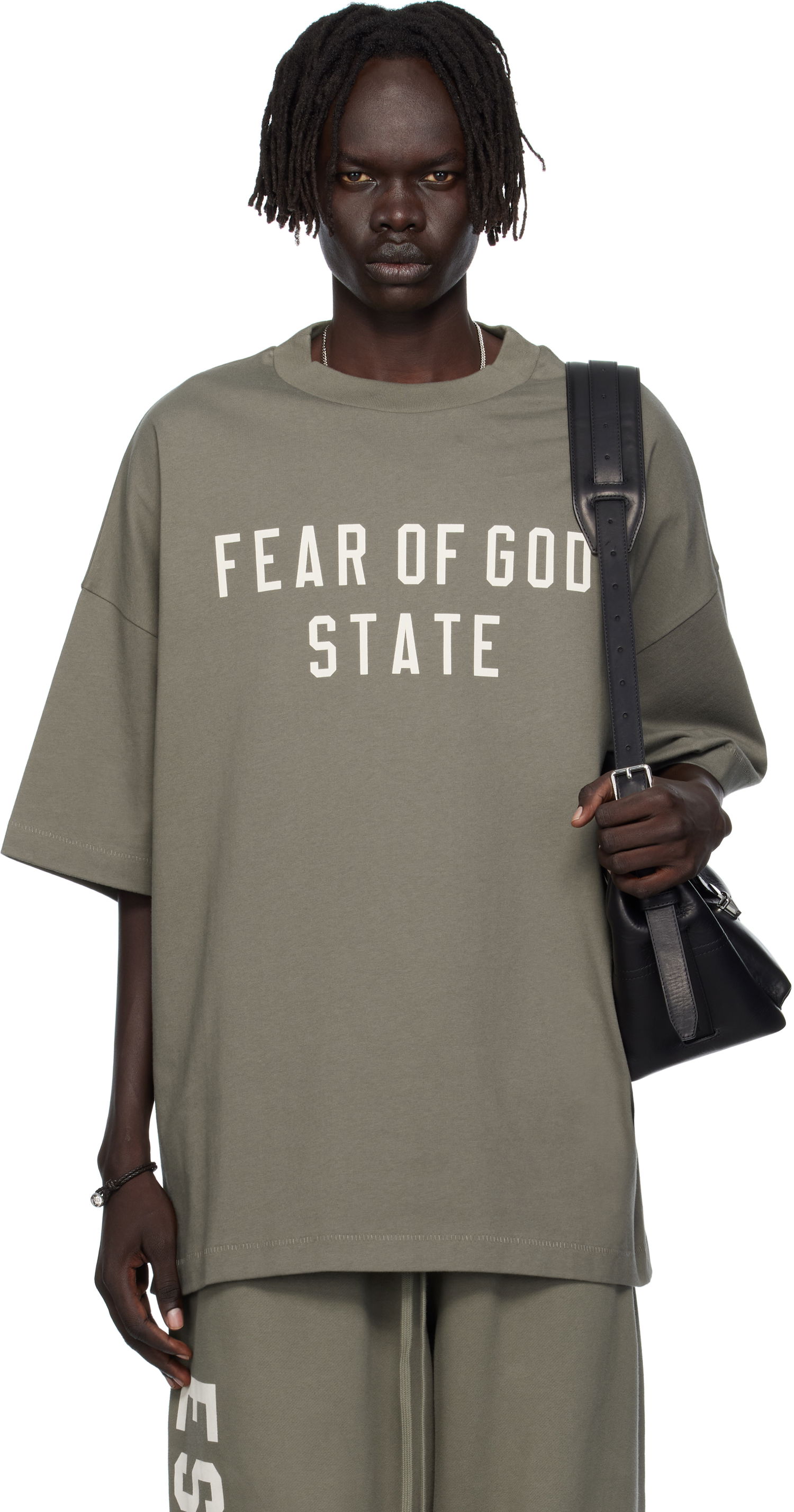 Tričko Fear of God Fear of God ESSENTIALS 90s Fit T-Shirt Zelené | 125SP254477F, 0