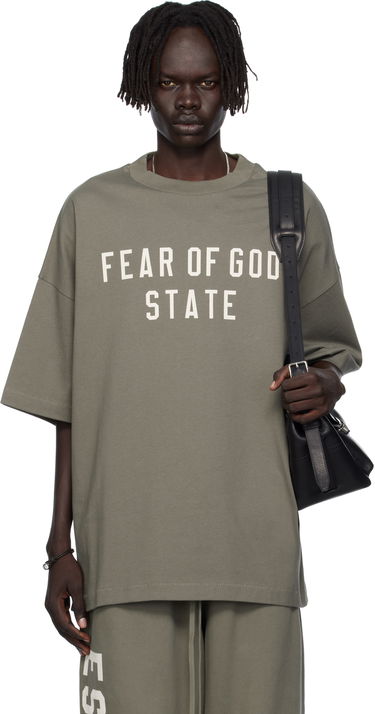 Tričko Fear of God Fear of God ESSENTIALS 90s Fit T-Shirt Zelené | 125SP254477F, 0