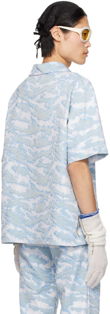 Košeľa Anna Sui Anna Sui Exclusive Printed Shirt Modrá | M1024D20, 2