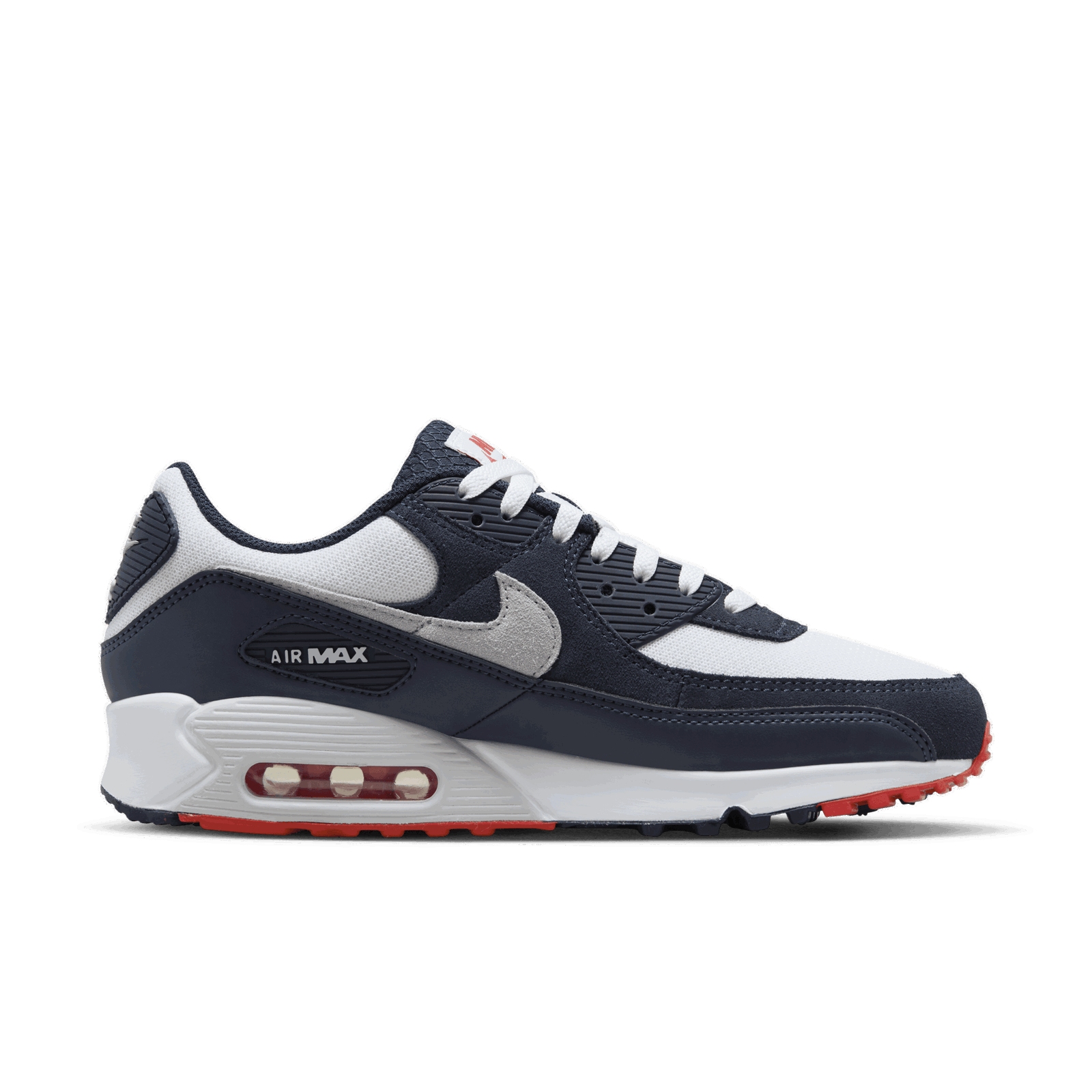 Air Max 90 "Navy Crimson"