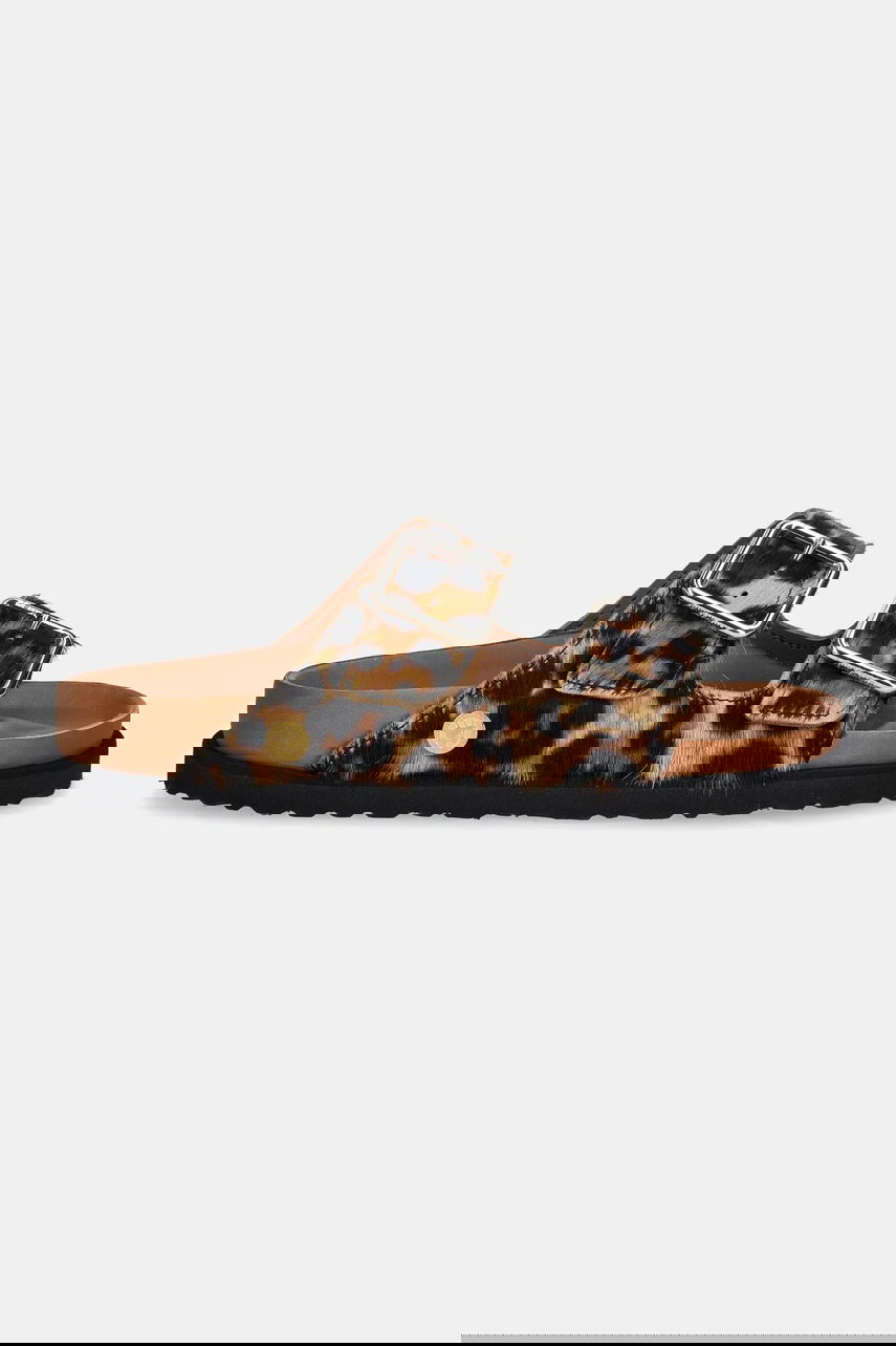 Tenisky a topánky Birkenstock Leopard Print Buckled Sandals 1774 Arizona FUR Hnedá | 1031699, 1