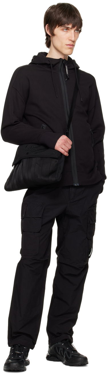 Taška cez rameno C.P. Company C.P. Company Herringbone Logo Messenger Bag Čierna | 18CMAC055A-005349G, 3