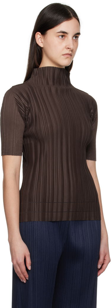 Sveter Pleats Please Issey Miyake Pleats Please Issey Miyake Soft Pleats Turtleneck Top Fialová | PP56JK933, 4