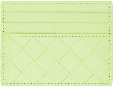 Peňaženka Bottega Veneta Intrecciato Card Holder Zelené | 742325 VCPP3, 0