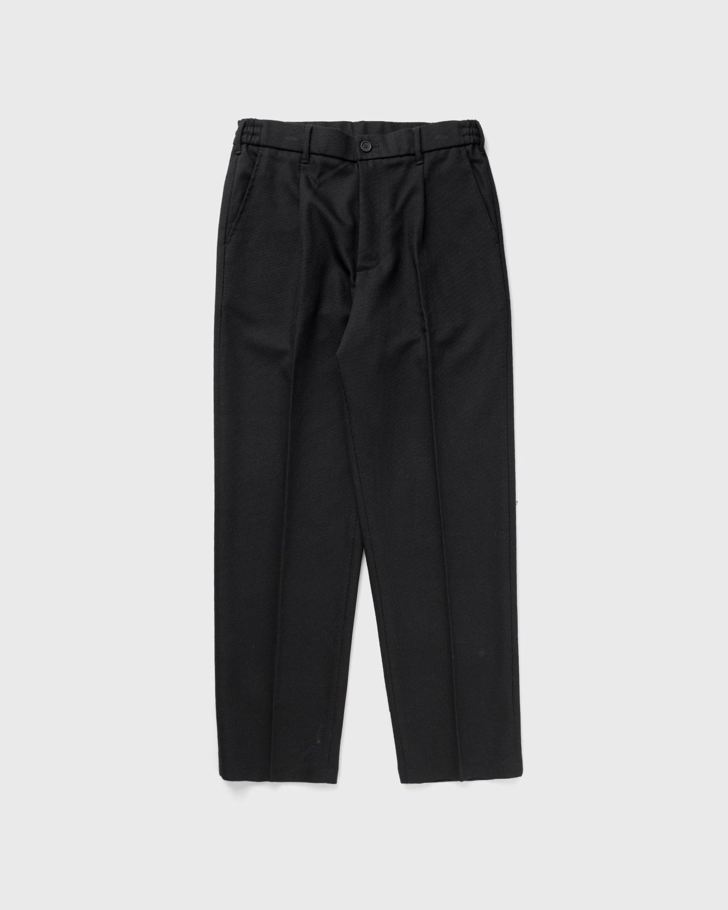 Nohavice ØLÅF Twill Pleated Chinos Čierna | M220406-CHARCOAL, 0