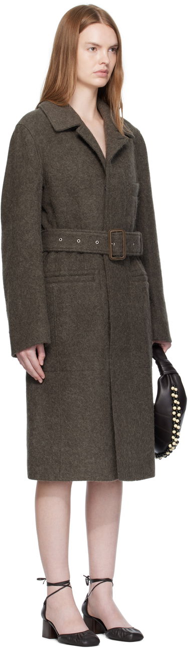 Kabáty LEMAIRE LEMAIRE Belted Tailored Coat Hnedá | CO1119 LF504, 1