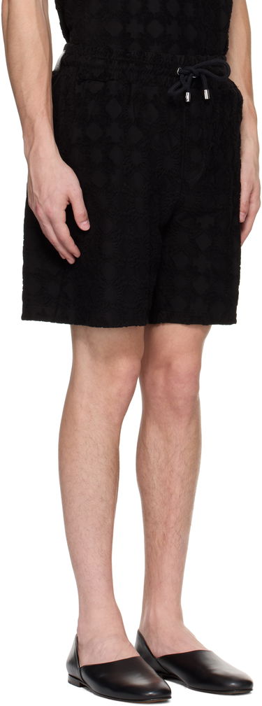 Šortky AMIRI AMIRI MA Quad Toweling Shorts Čierna | AMJYSH1039, 4