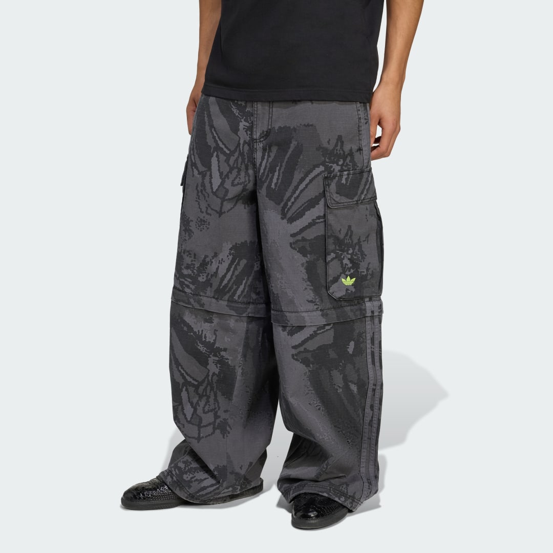 Cargo nohavice adidas Performance Detachable Cargo Pants Šedá | KD2253, 0