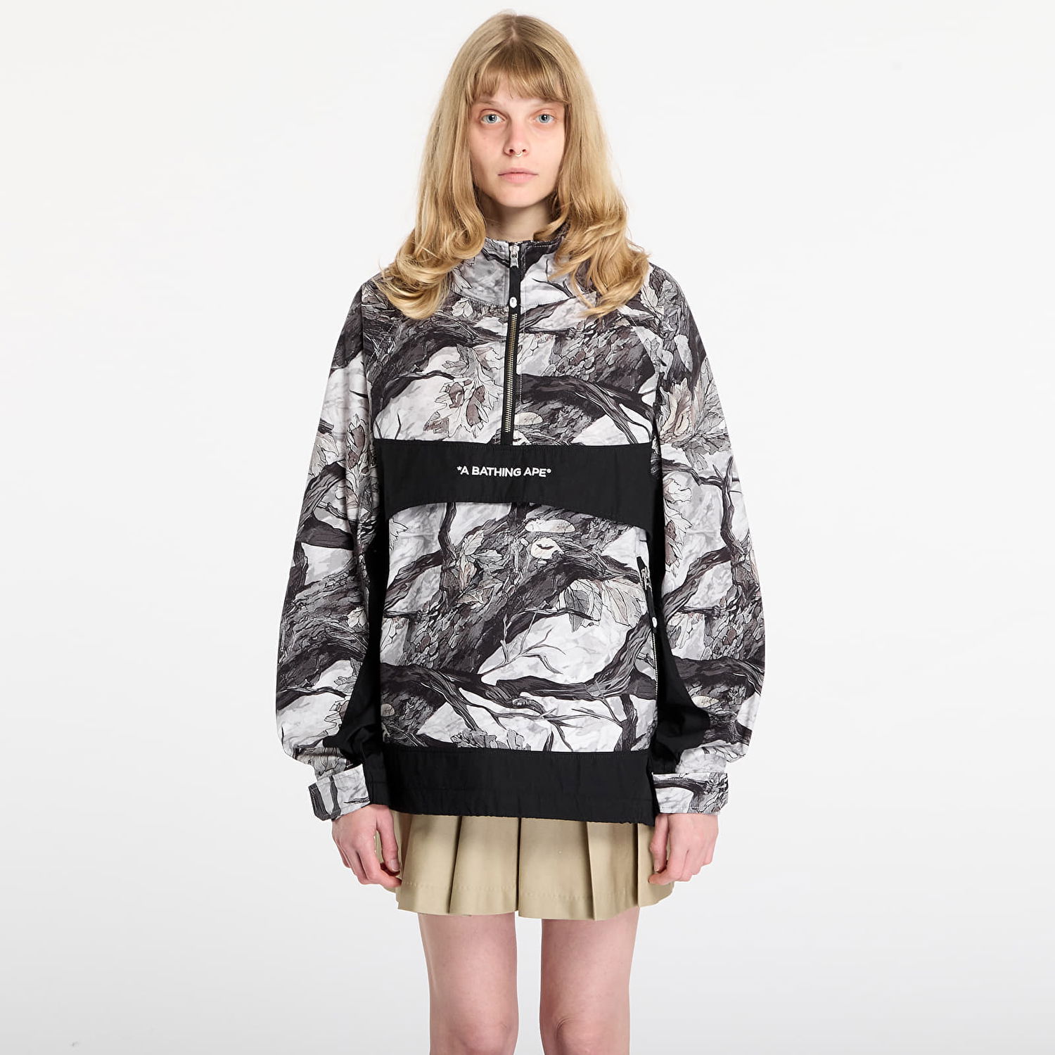 Vetrovka BAPE Tree Edge Camo Anorak Jacket Rôznofarebný | 001LJL801004MWHT, 0