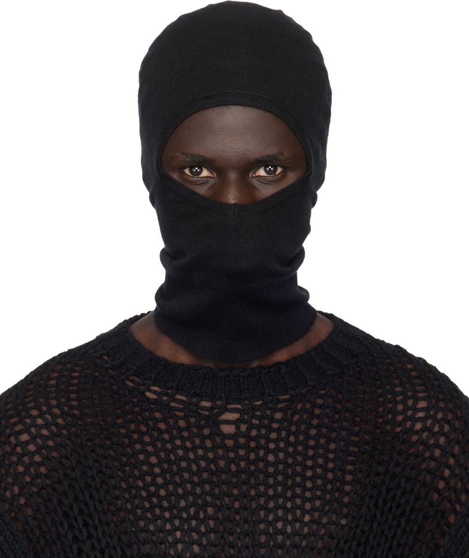 Kulicha Rick Owens Rick Owens Porterville Skull Balaclava Čierna | RU02D6478 WS, 0