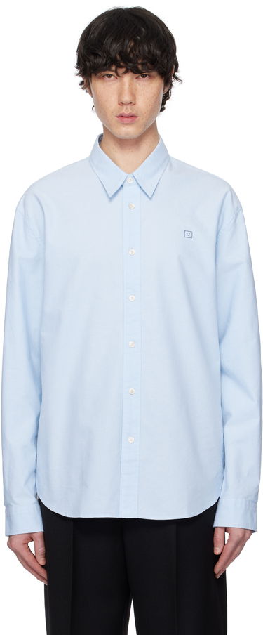 Košeľa Acne Studios Acne Studios Button-Up Shirt Modrá | CB0096-, 0