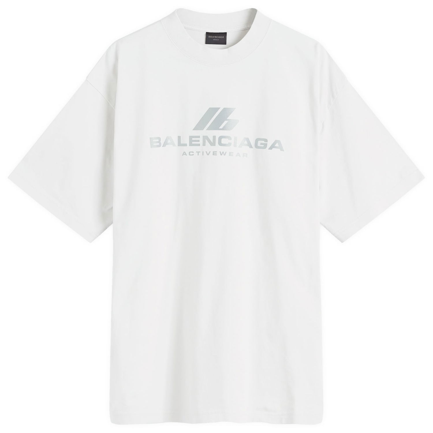 Tričko Balenciaga Active Logo T Shirt Biela | 764235-TQVT9-9016, 0