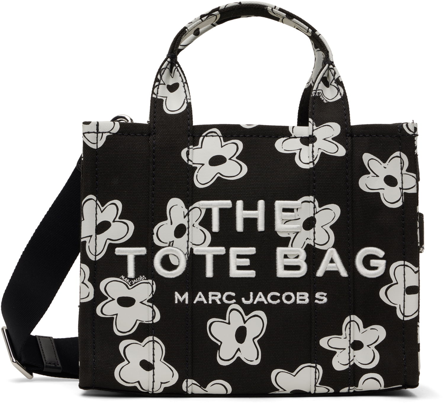 Tote bag Marc Jacobs Marc Jacobs The Daisy Small Canvas Tote Bag Čierna | 2S5HTT030H03, 0