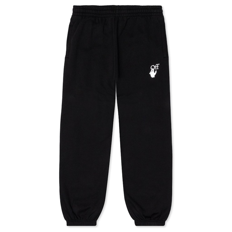 Tepláky Off-White Slim Fit Marker Track Sweatpants Black Multi Čierna | OMCH029R21FLE0011032, 0