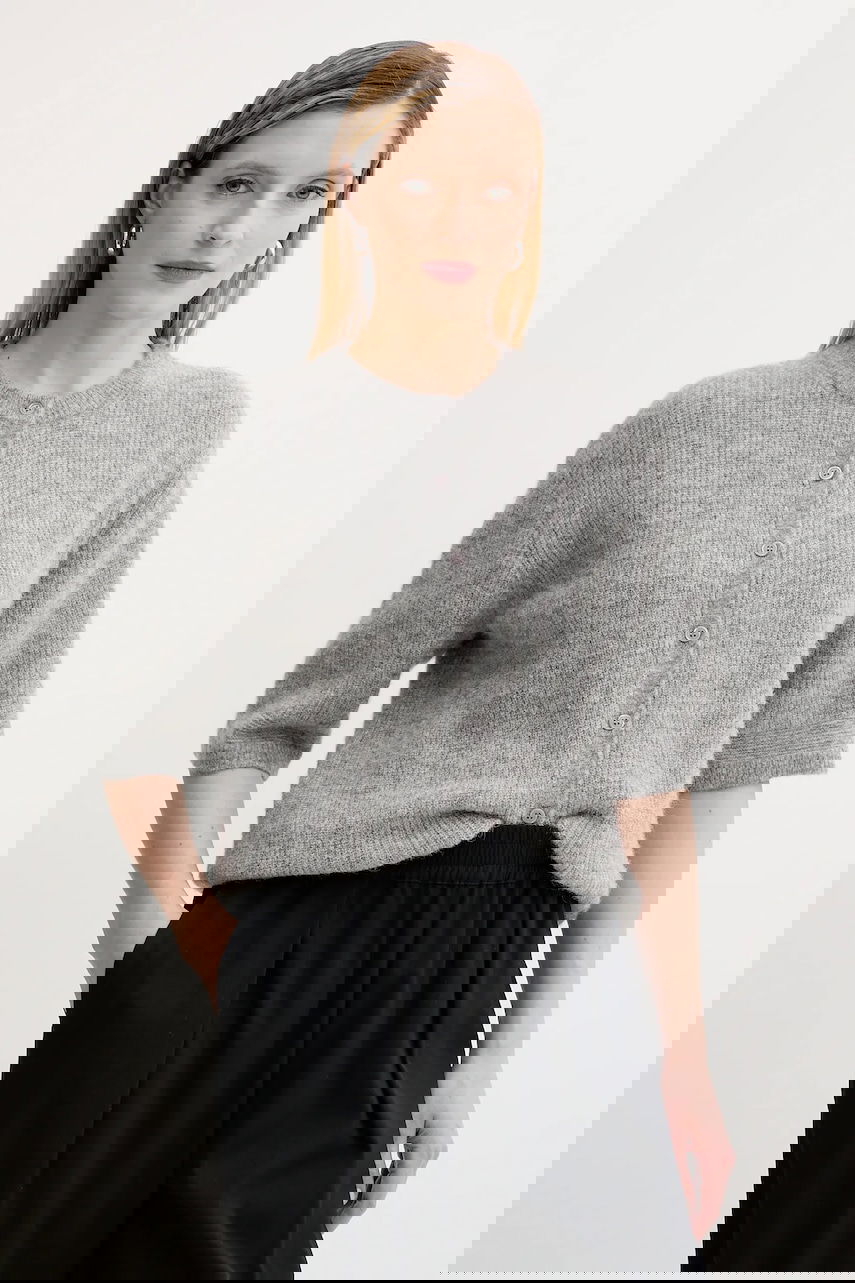 Sveter Samsoe Samsoe Samsoe Samsoe SAANOURA Cardigan Šedá | F25200115, 0