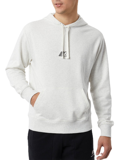 Mikina New Balance Hoodie Essentials Biela | mt23511-sah