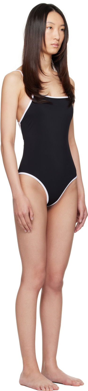 Plavky Loulou de Saison Loulou de Saison ITAK One Piece Swimsuit Čierna | ITAK, 1