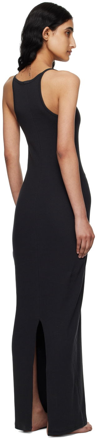 Šaty SKIMS SKIMS Cotton Rib Long Cami Maxi Dress Čierna | DR-MAX-5521W, 2