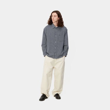 Košeľa Carhartt WIP Kyle Shirt Modrá | I032263_1PW_XX, 3