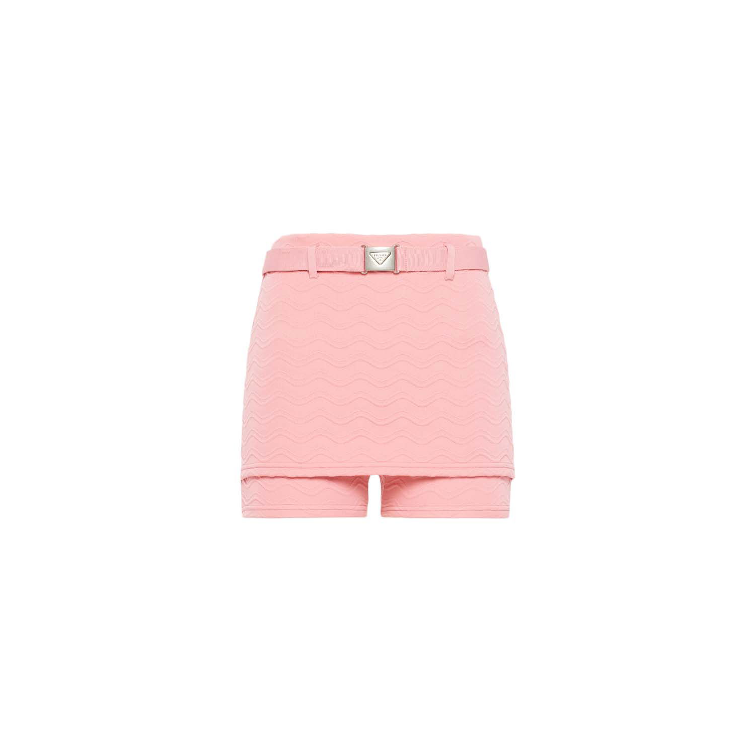 Šortky Prada Jacquard Shorts Ružová | P222GH_102W_F0028_S_221, 0