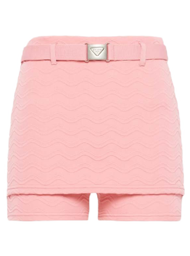 Šortky Prada Jacquard Shorts Ružová | P222GH_102W_F0028_S_221