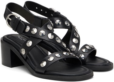 Doplnky rag & bone rag & bone Geo Stud Block Heeled Sandals Čierna | WFF24SF018TT18, 3