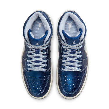 Tenisky a topánky Jordan Air Jordan 1 Mid SE "Metallic Blue Quilted" W Modrá | IM5128-001, 4