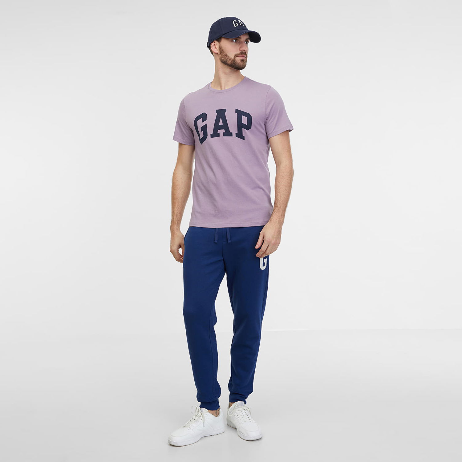 Tepláky GAP Logo Jogger Sweatpants Pangea Blue Modrá | 817086-01, 0