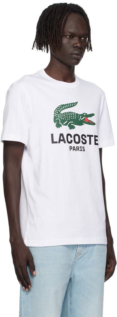 Tričko Lacoste Lacoste Croc Originals T-Shirt Biela | TH5634_001, 1